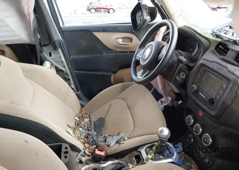 2015 Jeep Renegade Latitude из США, поврежденный, VIN ZACCJBBH1FPC07850